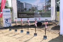 2019-08-26 Symboliczne wbicie łopaty pod budowę 201 mieszkań z rządowego Programu Mieszkanie Plus